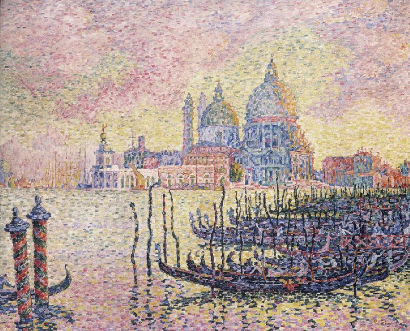 Paul Signac grand canal oil painting picture